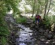 Le chemin transformé en ruisseau